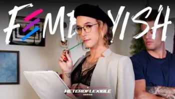 Art Student Femboy Helps Paint Cumshot Masterpiece